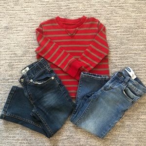 Toddler Boy Jeans & Shirt